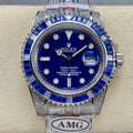 Rolex Submariner Date Blue Dial Full Diamond
