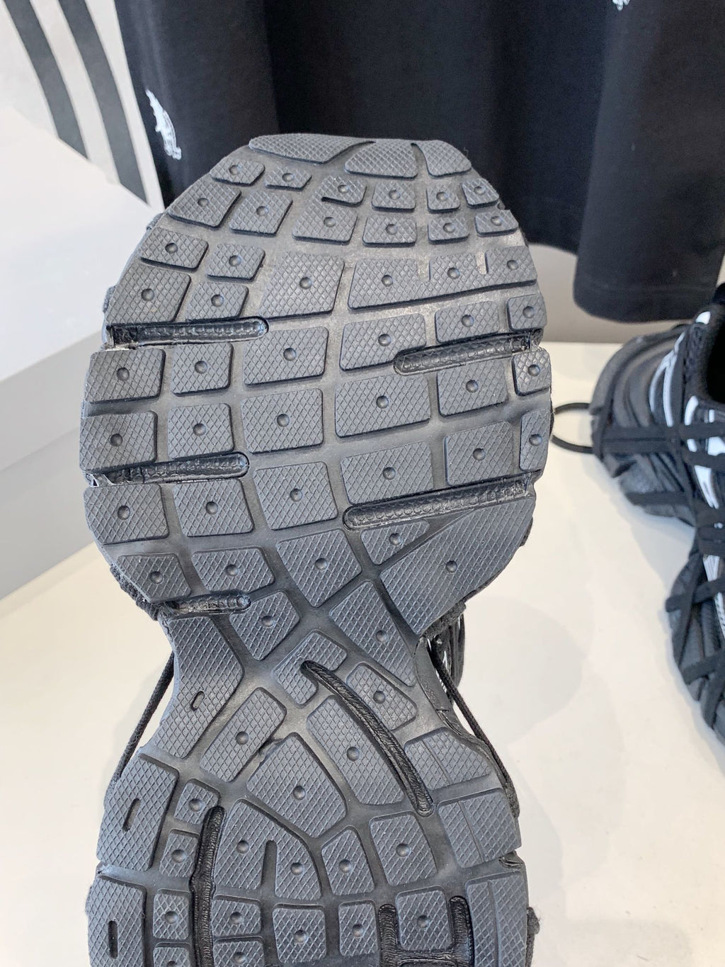 3XL EXTREME LACE SNEAKER BLACK MIX WHITE