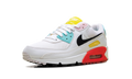 Air Max 90 WMNS "White / Black / Pink Foam / Bright Crimson" FZ3622 100