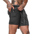 Men's 2-in-1 Quick Dry Running Shorts