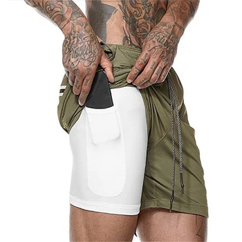 Men's 2-in-1 Quick Dry Running Shorts