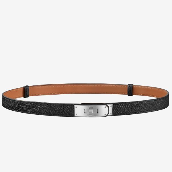 HERM Kelly 18 Belt In Black Epsom Leather