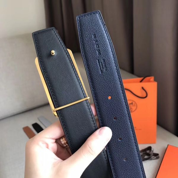 HERM Officier Belt Buckle & Navy 38MM Strap