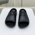 POOL CROCS IN BLACK RUBBER